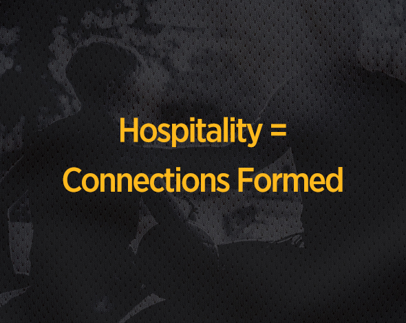 Hospitality = Connections Formed